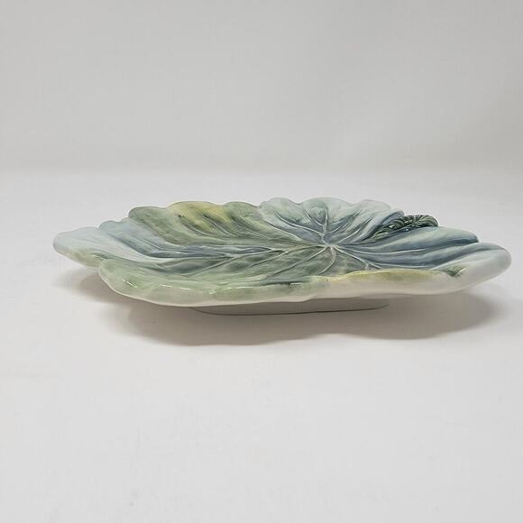 Fitz And Floyd Matching Leaf Plate & Bowl Wall Decor Home Decor Set of 2 - Picture 14 of 16